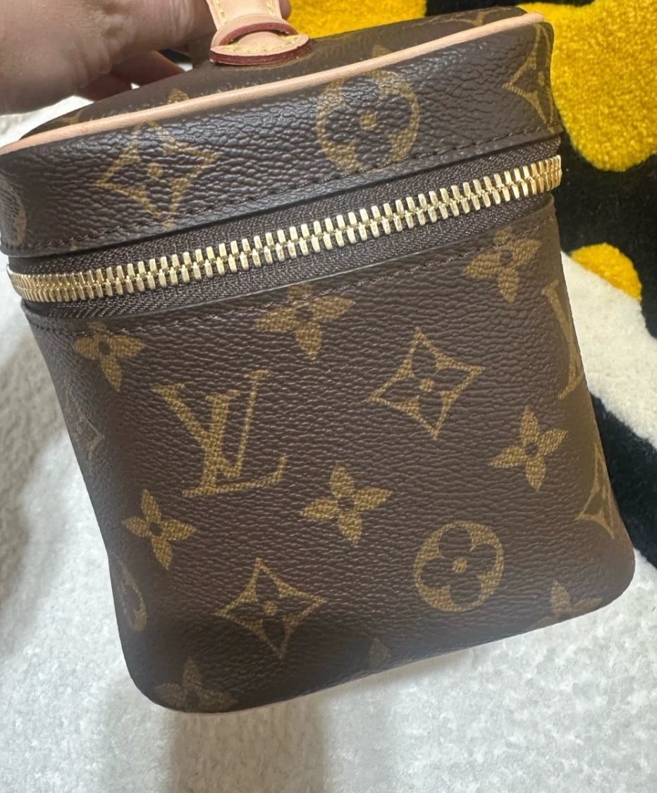 Louis Vuitton Nice Nano Monogram Top Handle box Brown Women
