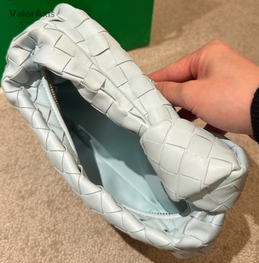 Bottega Veneta Jodie Mini Hobo Top Handle Bag Blue Women Classic