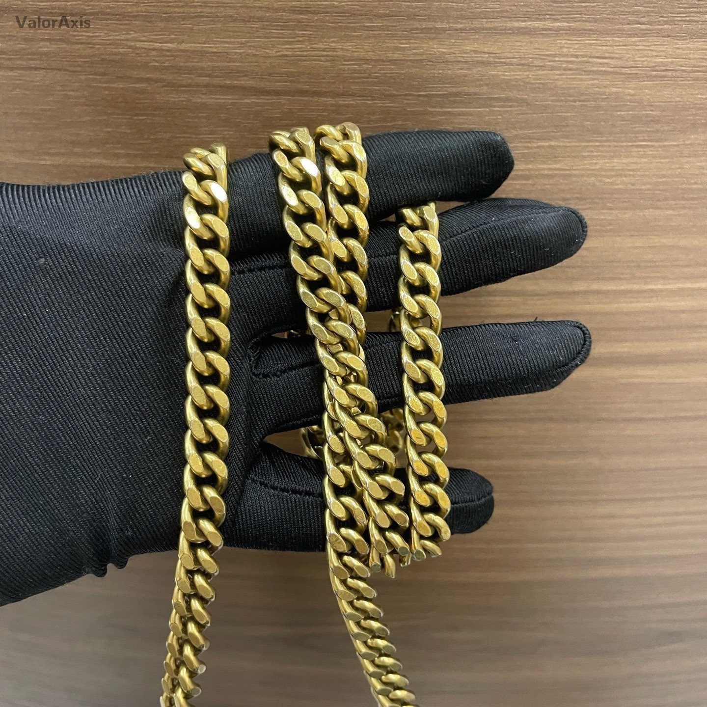 Balenciaga WOC Chain Shoulder Bag Crossbody Black Gold Women Classic Fashion