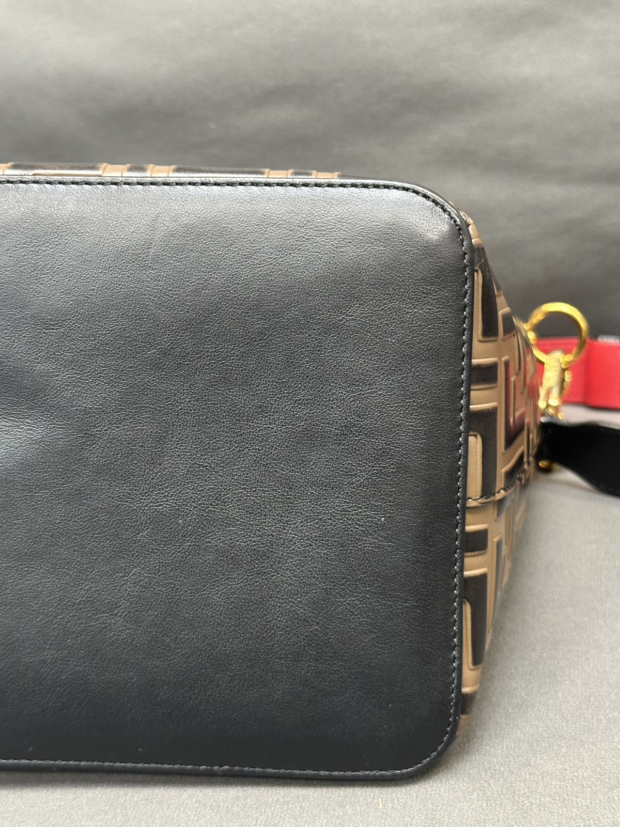 Fendi Brown Medium Bucket Bag | Iconic FF Monogram | Luxury Leather Tote