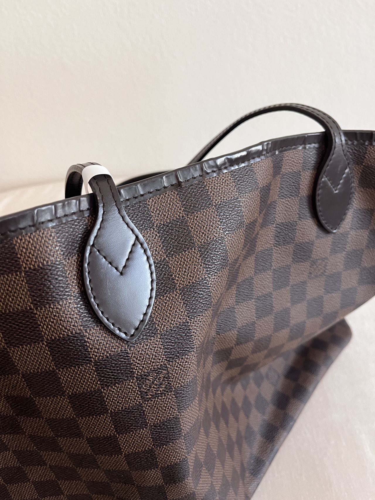 Louis Vuitton checkerboard pattern Neverfull Tote Bag