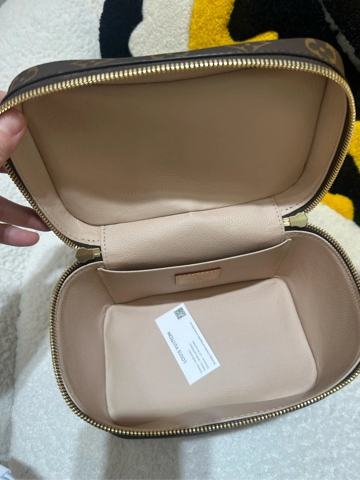 Louis Vuitton Nice Nano Monogram Top Handle box Brown Women