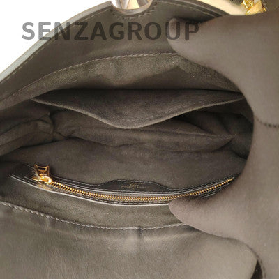 Louis Vuitton Monogram Croissant Chain Shoulder Crossbody Bag Brown