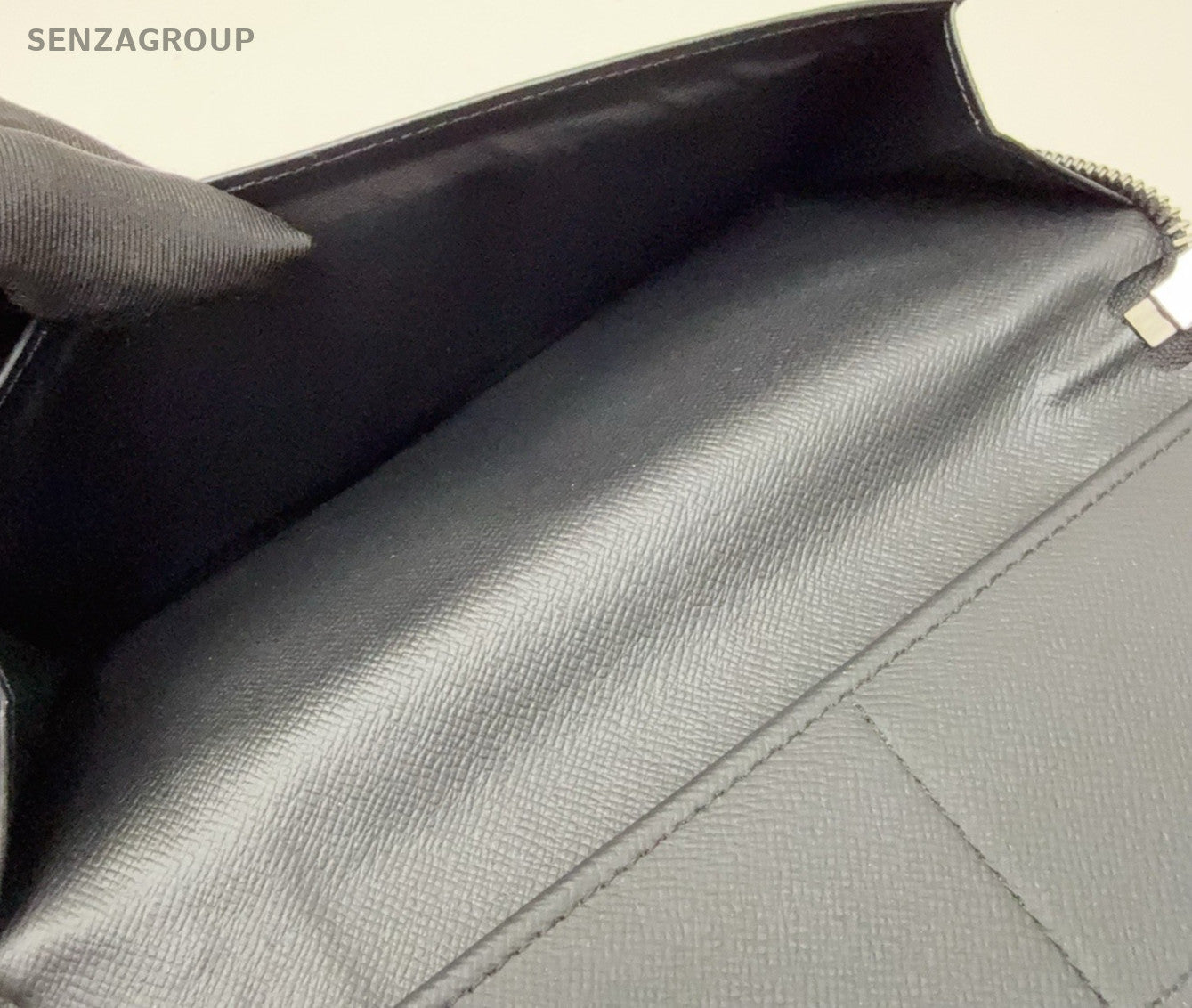 Louis Vuitton Zippy Monogram Long Wallet Black Unisex Adults Classic