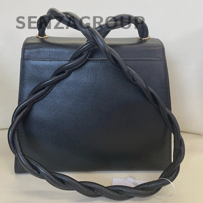 Chanel Vintage Black Gold Kelly Backpack Classic Women's Bag