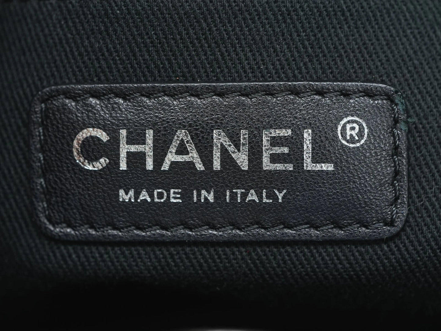 CHANEL CC Top Handle Diamond pattern Chain Shoulder bag Black Silver Women