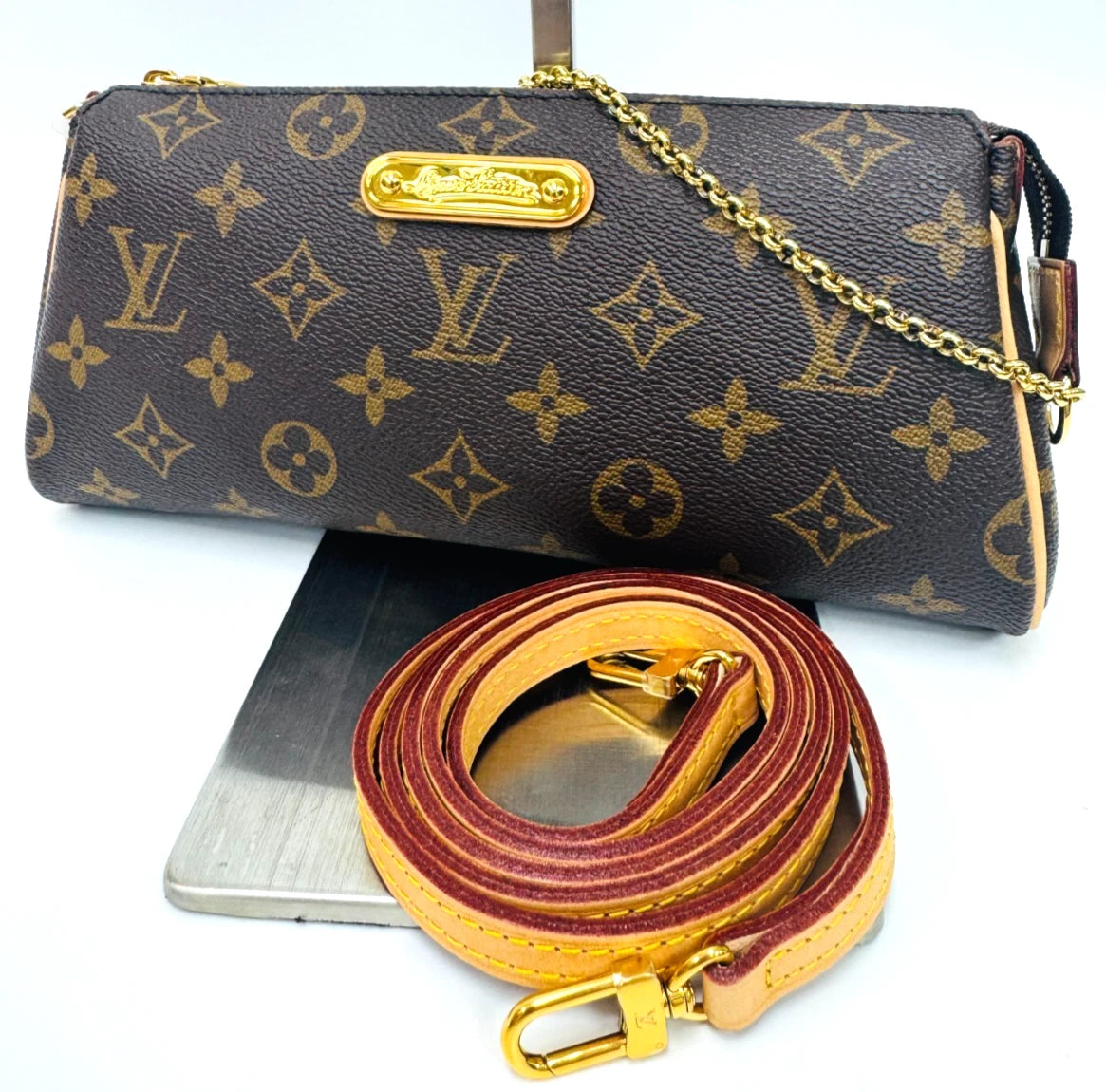Louis Vuitton Eva Monogram Chain 2way Shoulder bag Women Crossbody M95567