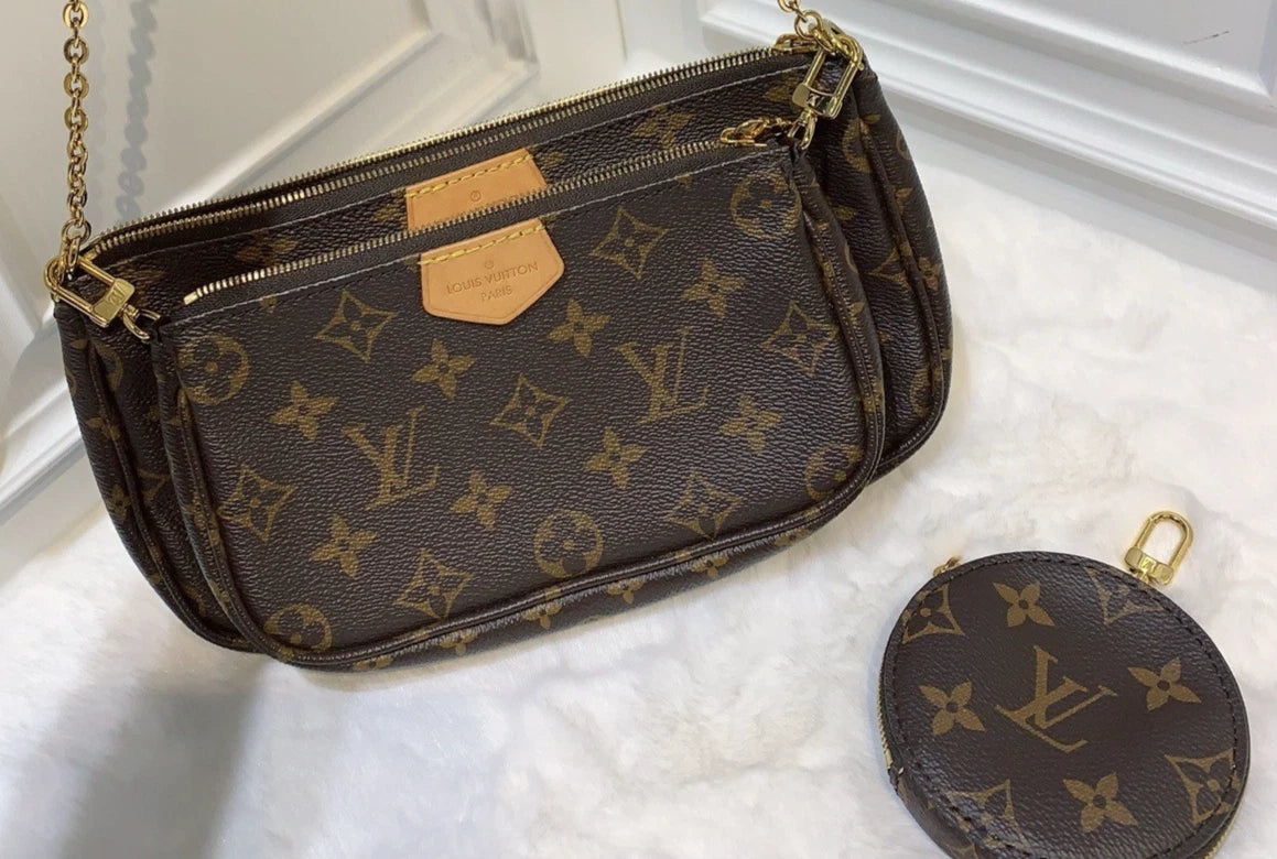 Louis Vuitton Multi Pochette Accessoires Shoulder Bag Canvas M44813