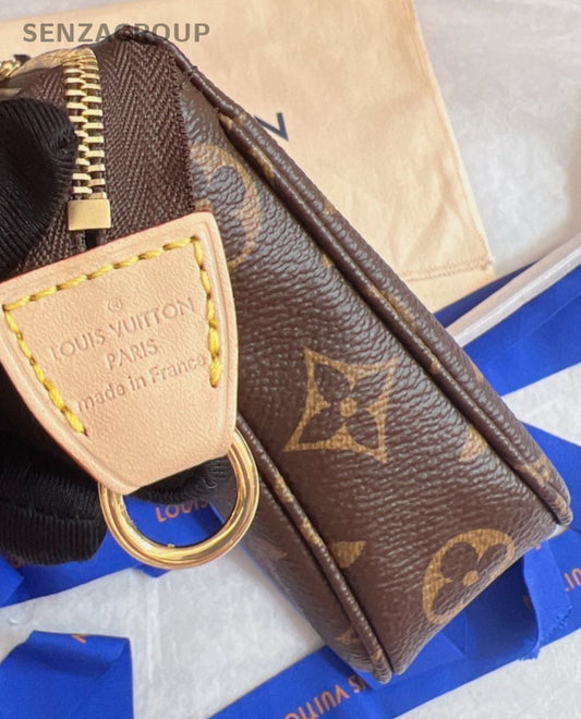 Louis Vuitton Monogram 2Way Shoulder Bag Crossbody Brown Used Women Classic