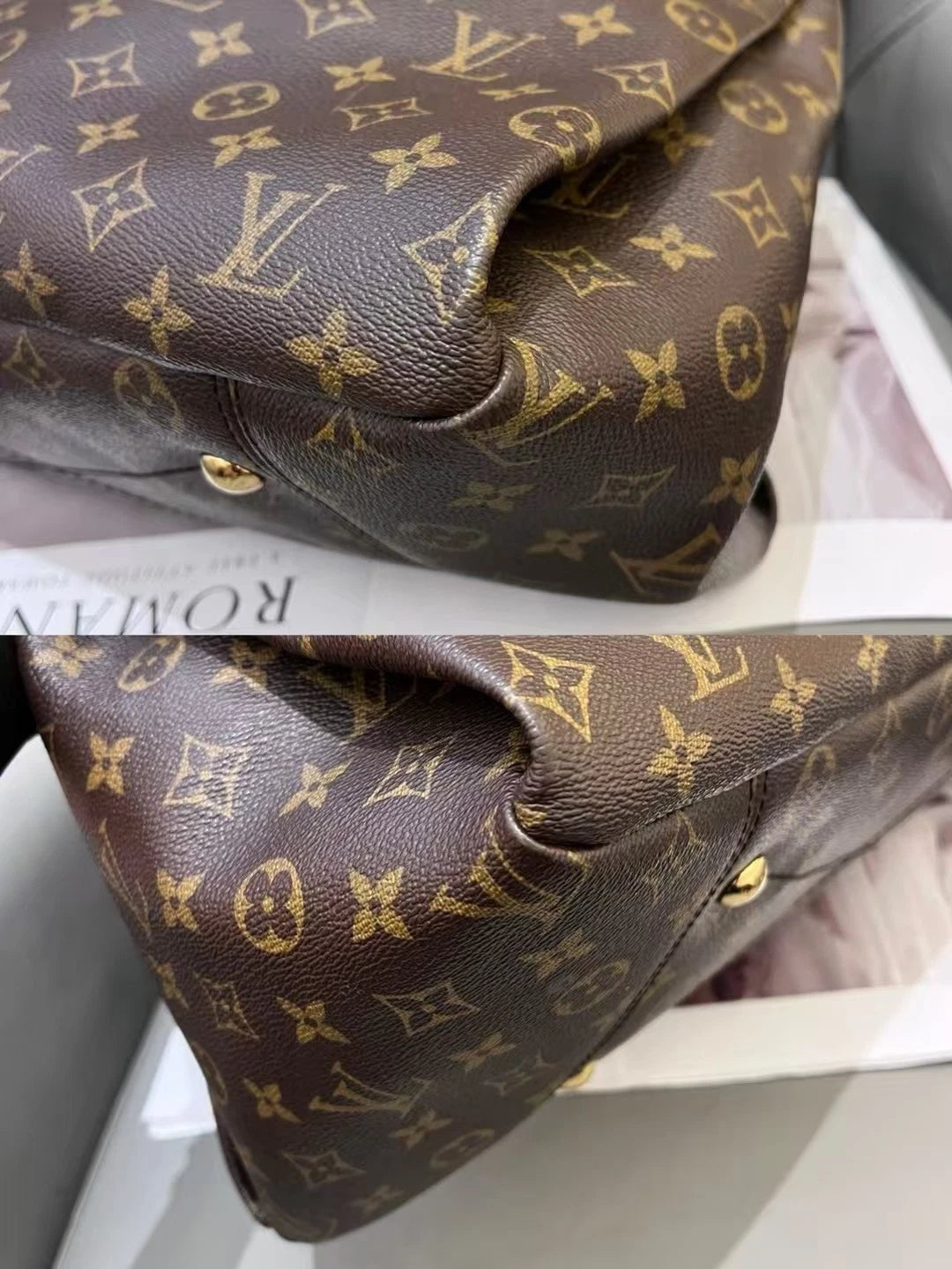 Louis Vuitton Monogram Artsy Leather Shoulder Handbag