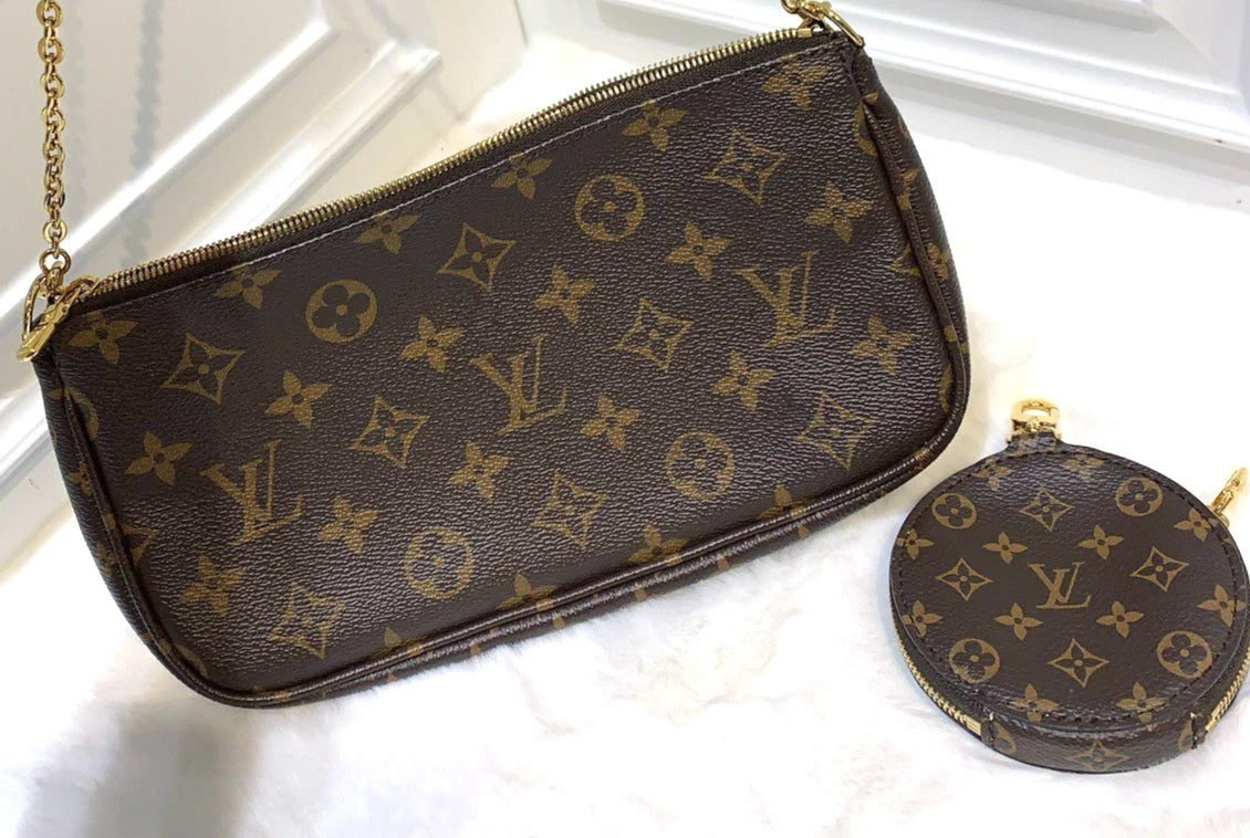 Louis Vuitton Multi Pochette Accessoires Shoulder Bag Canvas M44813