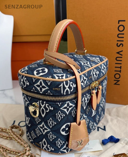 Louis Vuitton Vanity Denim PM Top Handle 2WAY Crossbody bay CHIP VERSION