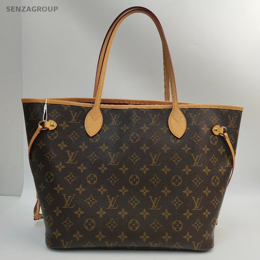 SJ0001 Louis Vuitton canvas Tote Bags neverfull mm size red interior(U)