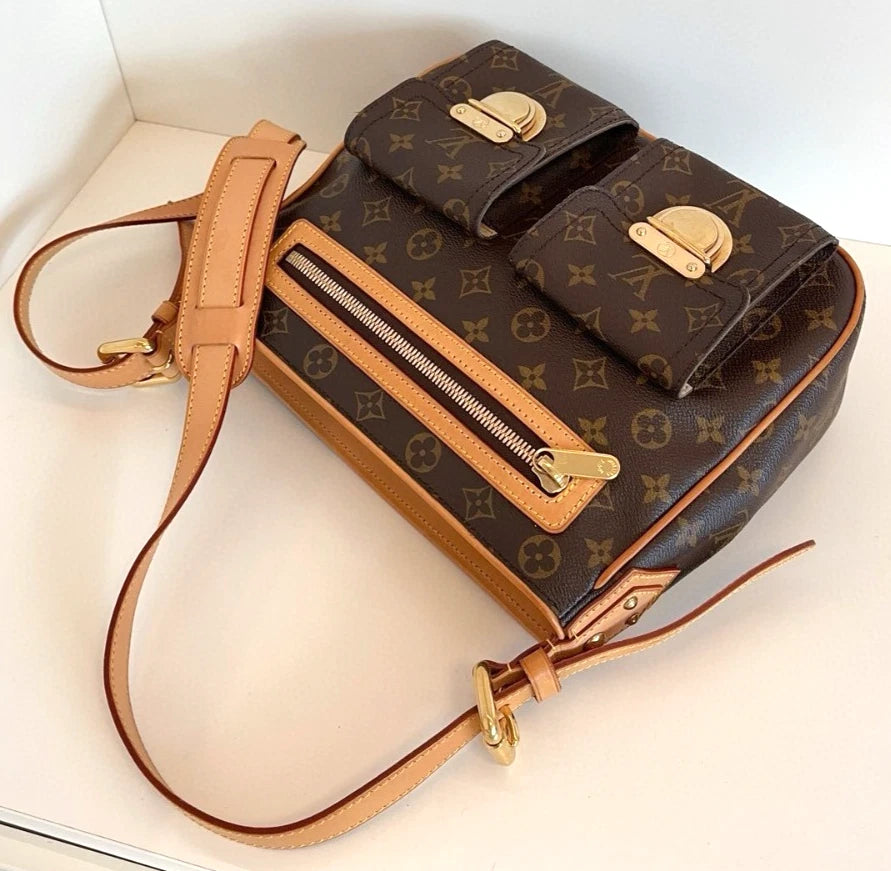 Louis Vuitton Monogram Manhattan Handbag Vintage Shoulder bag