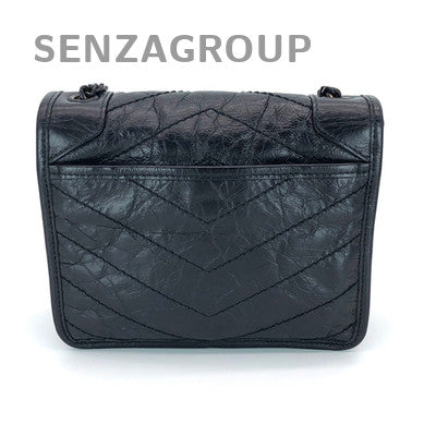 Saint Laurent YSL Niki Black Chain Shoulder Crossbody Bag Classic Women