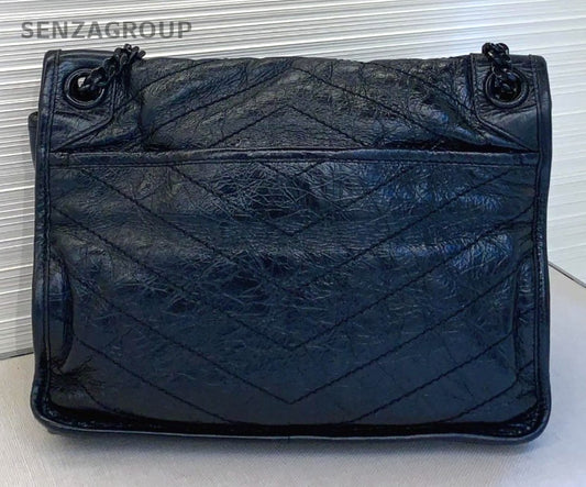 YSL Saint Laurent Niki MM Chain Strap Shoulder bag Women Black