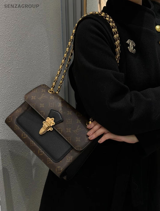 Louis Vuitton Victoire Monogram Chain Strap Shoulder bag Crossbody Women