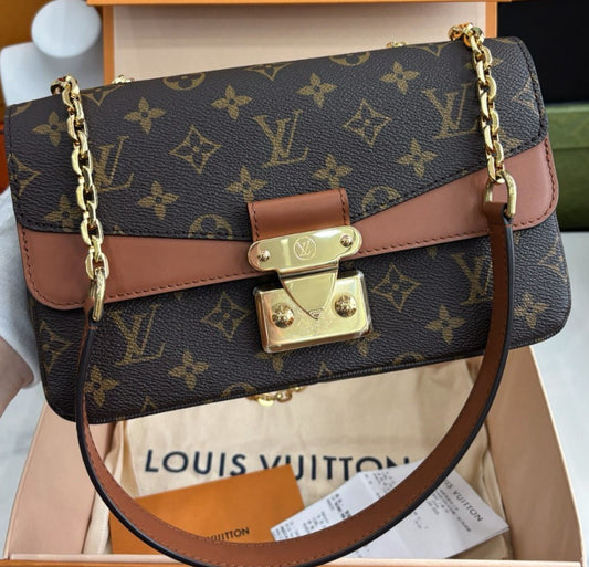 Louis Vuitton Marceau Monogram Chain Strap Shoulder bag Cross body Women