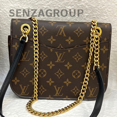 Louis Vuitton Passy Monogram Messenger Chain Crossbody Bag Classic Women