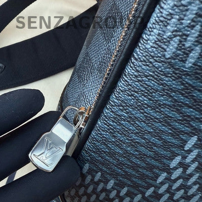 Louis Vuitton Damier Graphite Campus Backpack Grey Silver Unisex Classic