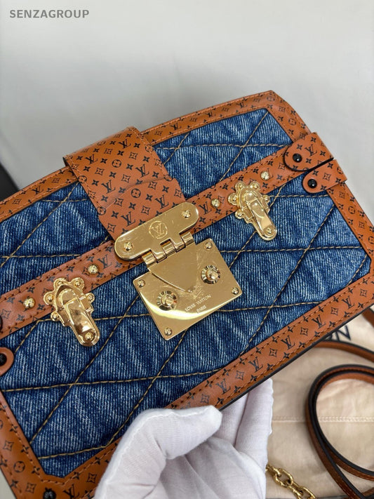 Louis Vuitton Trunk Clutch Limited Edition Chain Shoulder bag Crossbody Women