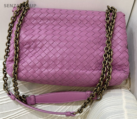 BOTTEGA VENETA OLIMPIA Lambskin PM Shoulder bag Crossbody