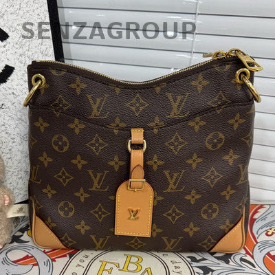 Louis Vuitton Monogram Croissant Shoulder Bag Brown Small Women's Classic