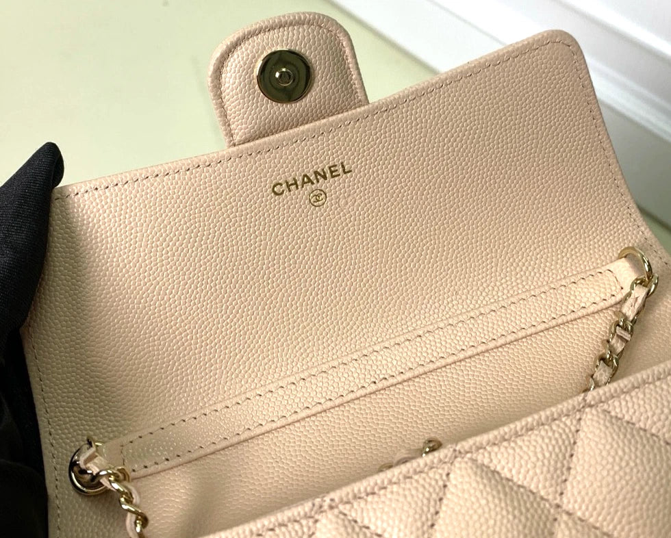 CHANEL Classic Flap Calfskin Chain Strap Phone case Women