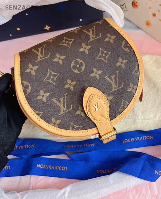 Louis Vuitton Saddle Monogram Shoulder bag Crossbody Women Brown