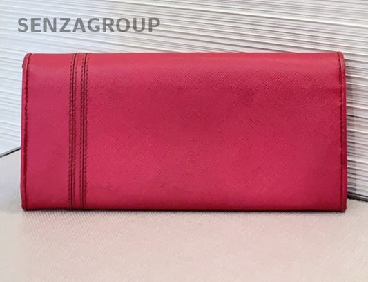 Prada Clutch Wallet Red Women