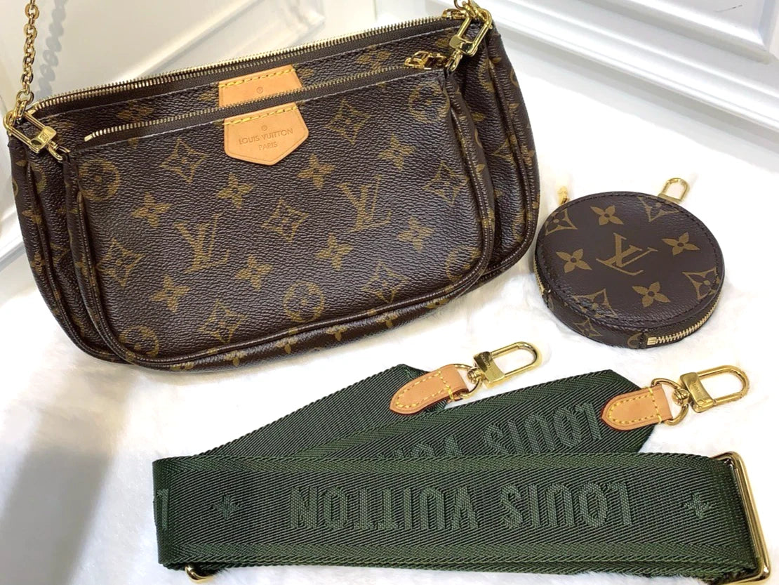 Louis Vuitton Multi Pochette Accessoires Shoulder Bag Canvas M44813