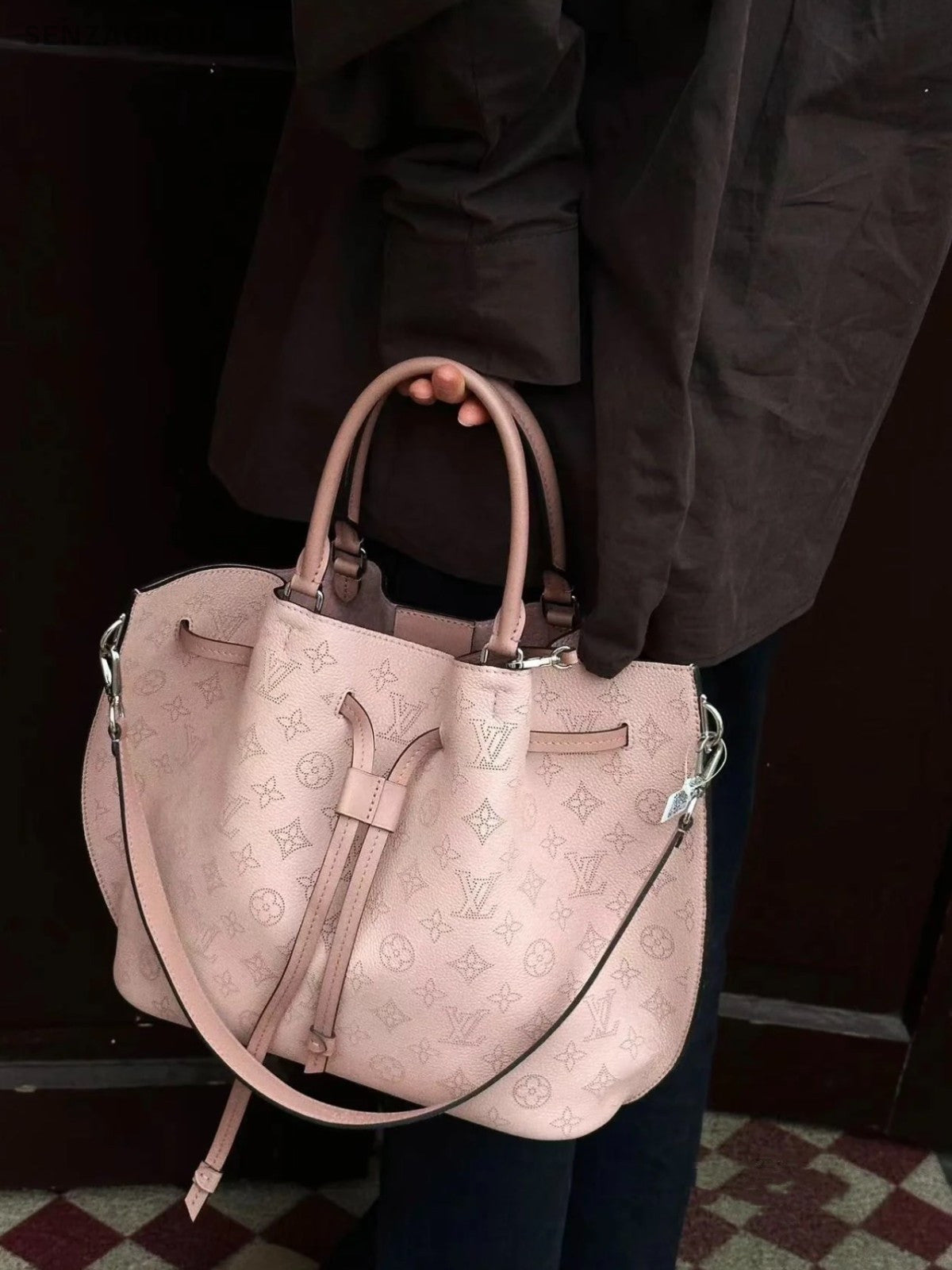 Louis Vuitton Girolata PINK 2WAY Shoulder Handbag Almost brand new