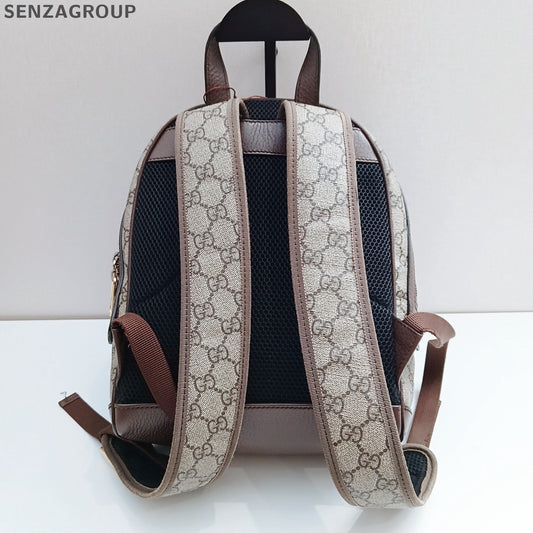 Gucci Ophidia PM Backpack Brown Gold Unisex Adults Classic