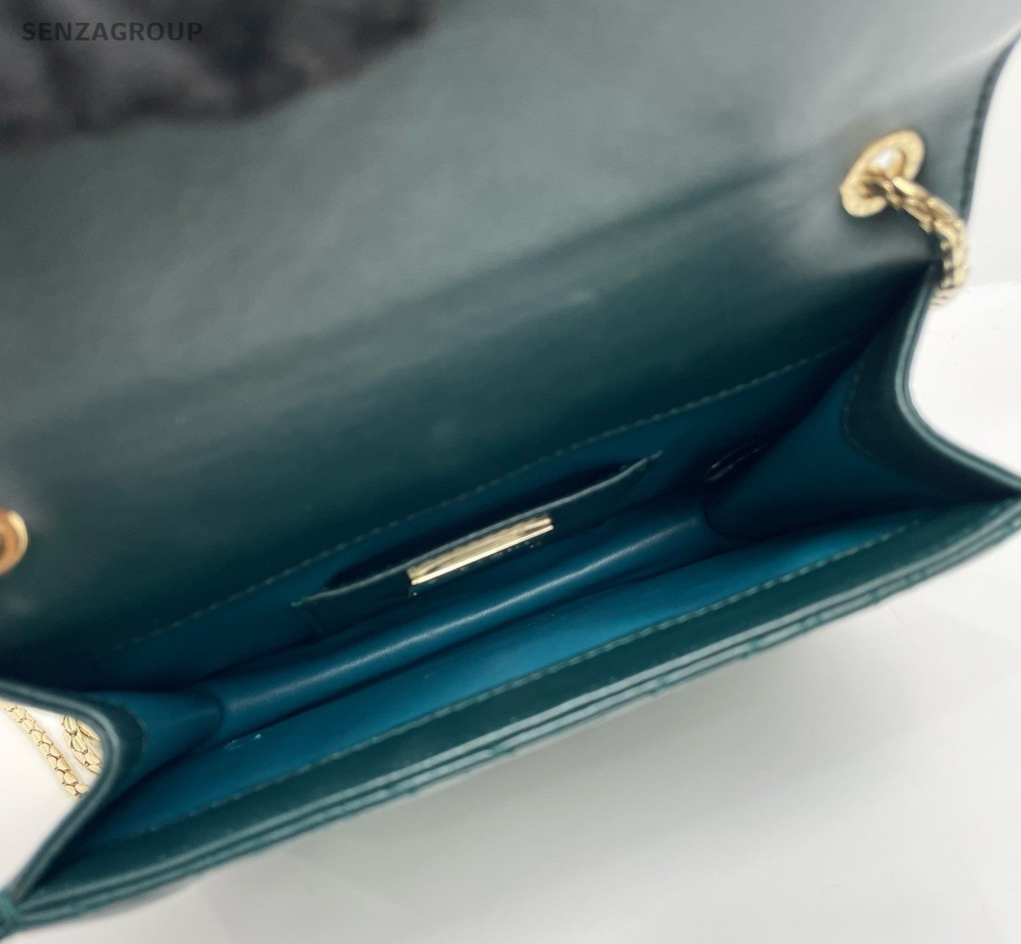 Bvlgari Serpenti Forever Shoulder Crossbody Bag Green Women