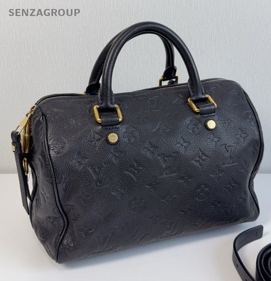 Louis Vuitton Speedy25 Monogram Top Handle Bag Crossbody Women