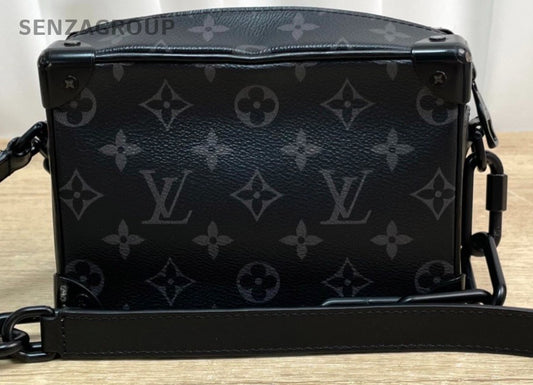 Louis Vuitton Soft Trunk Monogram Chain Shoulder Bag Crossbody Unisex Adults