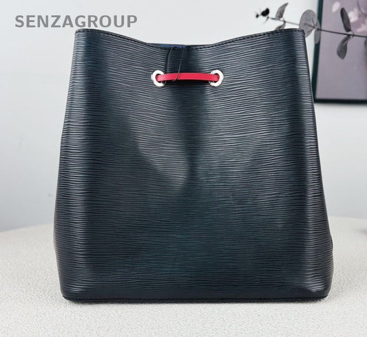 Louis Vuitton NeoNoe Epi Leather Bucket Drawstring Shoulder bag Women Black