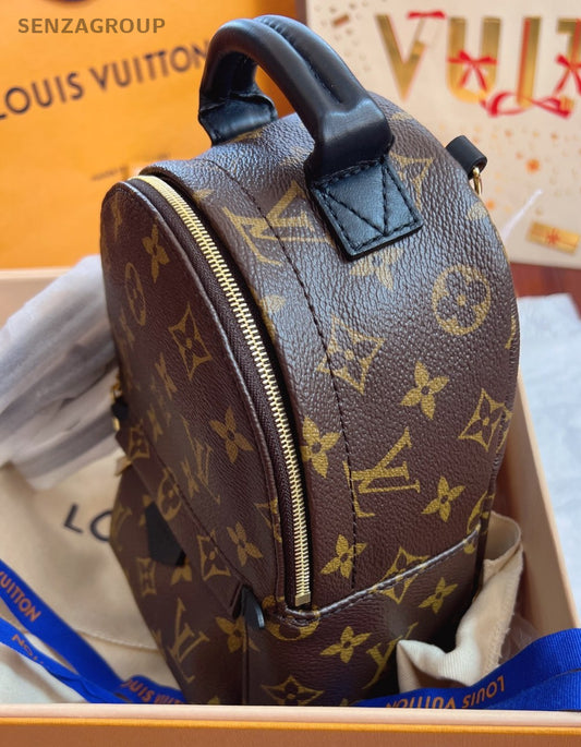 Louis Vuitton Palm Springs Backpack Shoulder bag Brown Brand NEW Women
