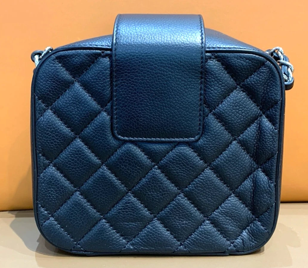 CHANEL CC Camera bag mini Calfskin Chain Strap Shoulder bag Crossbody Women