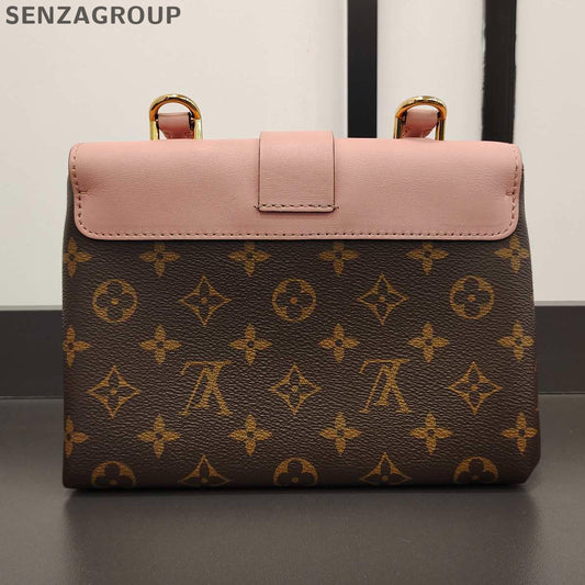 Louis Vuitton Monogram Locky BB Pink & Brown Handbag Shoulder Crossbody