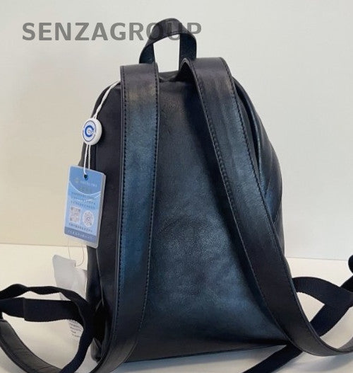 Balenciaga Calfskin Mini Backpack Black Silver Unisex Adults Classic Designer