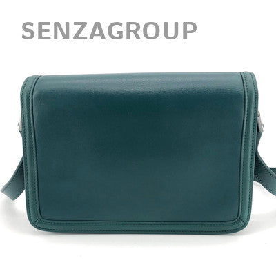 YSL Saint Laurent Solferino Medium Blue Silver Shoulder Bag Classic Women