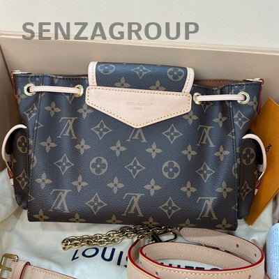 Louis Vuitton Odyssey Small Monogram Backpack Brown Women's Classic