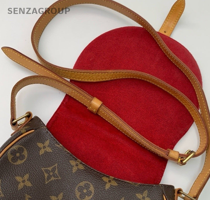 Louis Vuitton vintage Monogram Shoulder Crossbody Bag Women Brown Rare