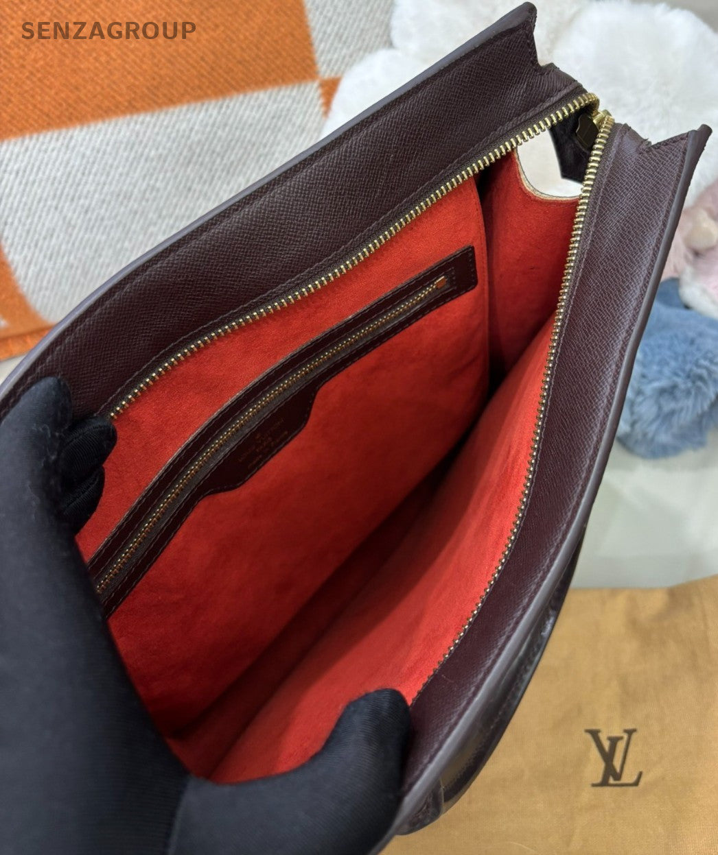 Louis Vuitton Damier Ebene Venice tote Shoulderbag Almost brand NEW