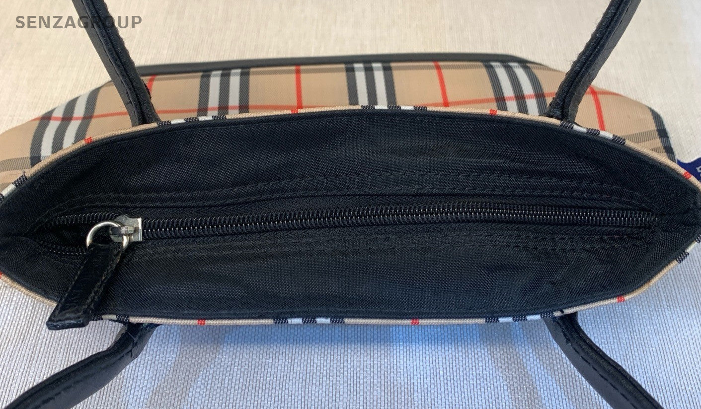 Burberry tote PM War Horse Check Pattern Top Handlebag Women