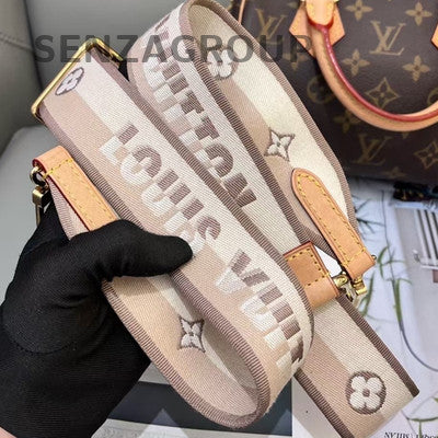 Louis Vuitton Monogram Speedy 20 Brown Gold Buckle Handbag Crossbody
