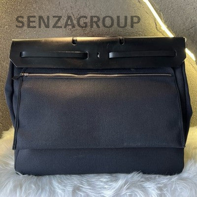 Hermès Herbag 48 Black Shoulder Bag Classic Fashion Women