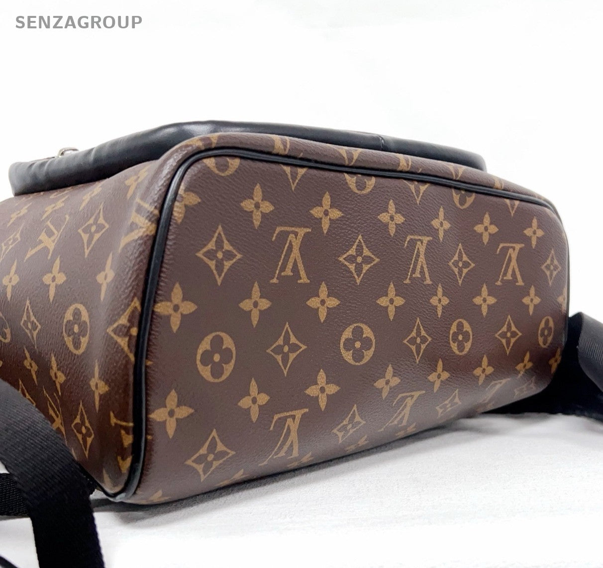 Louis Vuitton Discovery Monogram Backpack Brown Silver Unisex Adults Classic