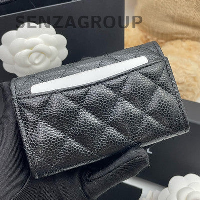 Chanel Quilted Black Gold Wallet on Chain WOC Classic Women's Bag